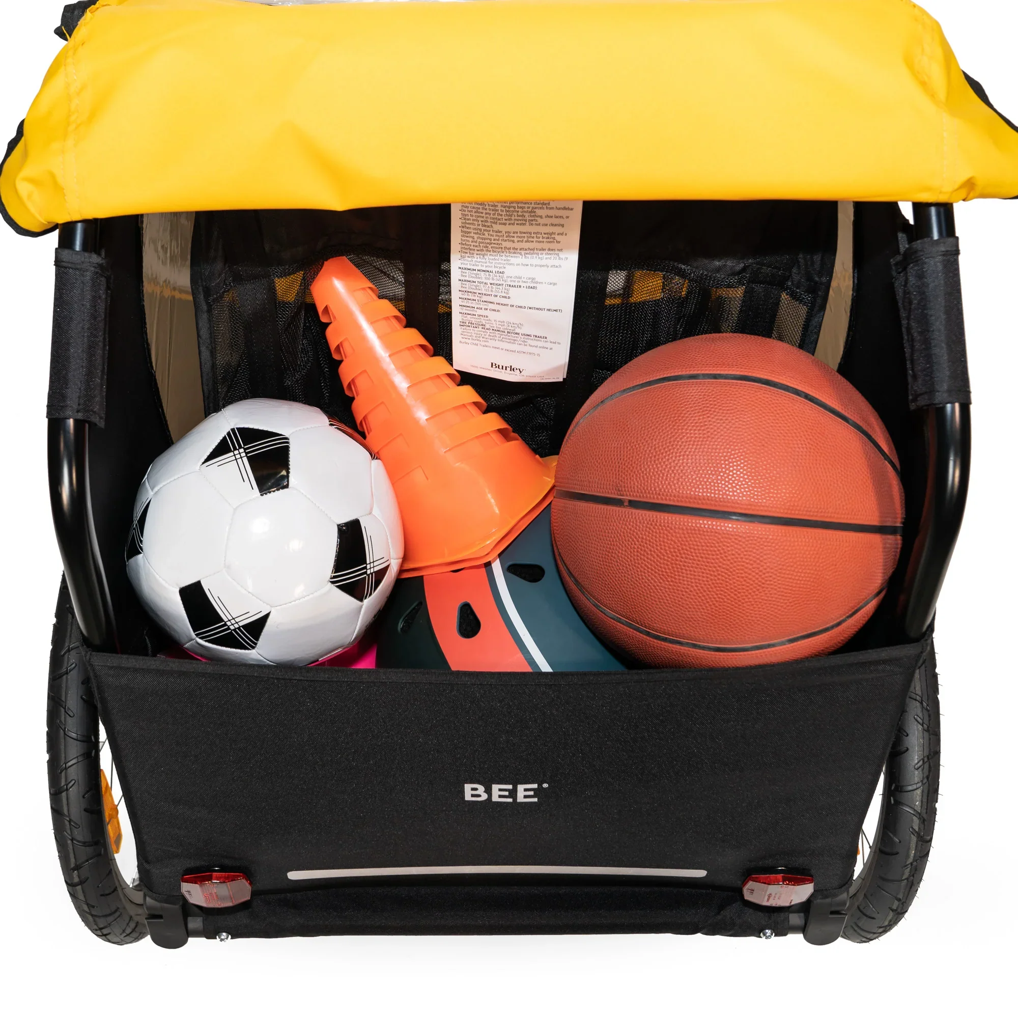 Bee Double Seat Child Trailer - Image 5