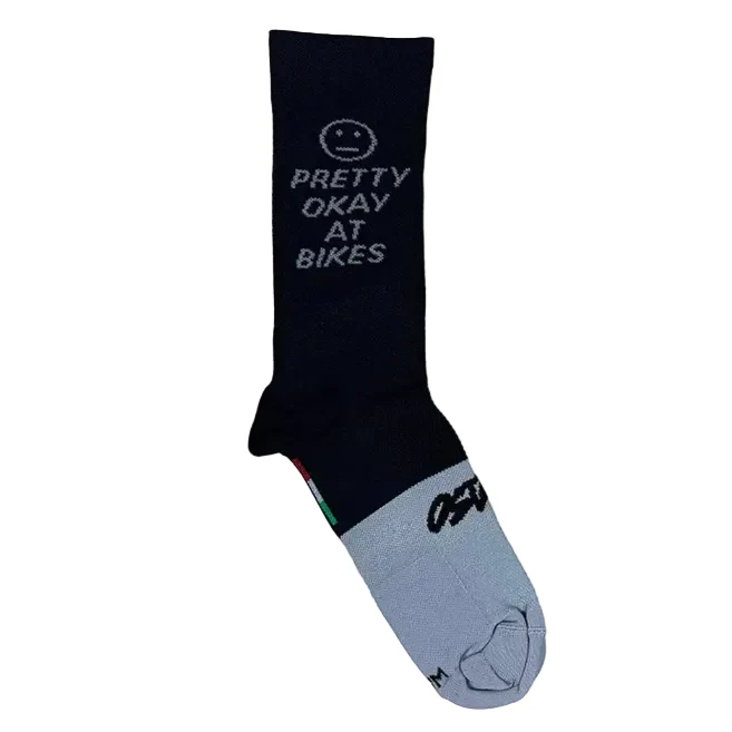 Pretty Okay At Bikes Socks - Image 2