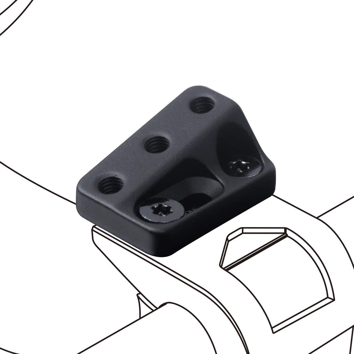 Aerobar Armrest Pad Wedge Kit (15º) - Image 2