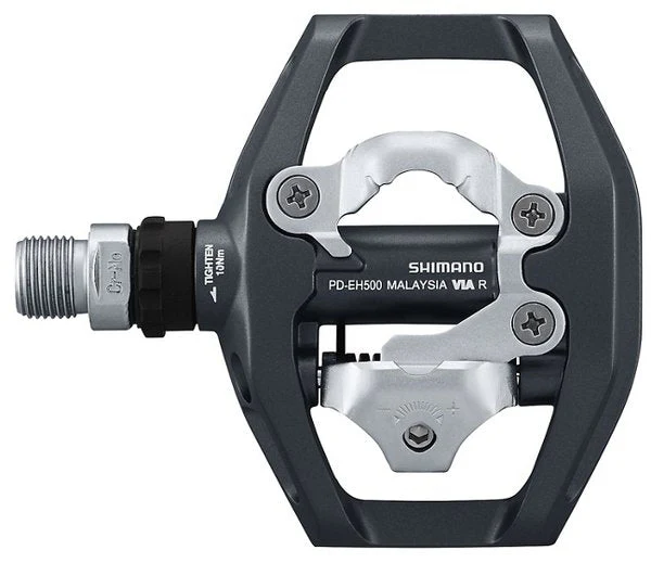 EH500 Flat/SPD Pedals - Image 4